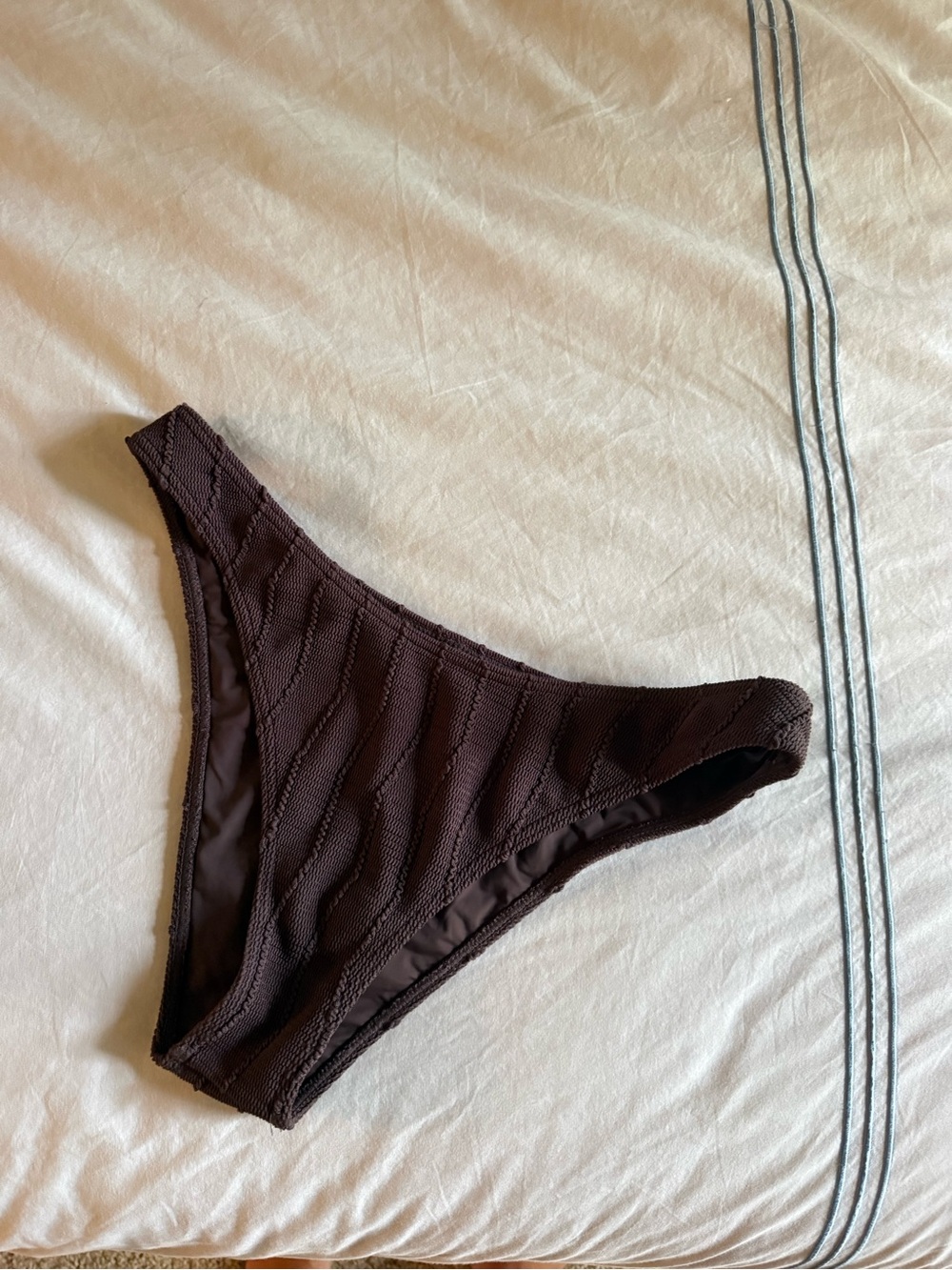 Brown Textured Bikini Bottom RCVA